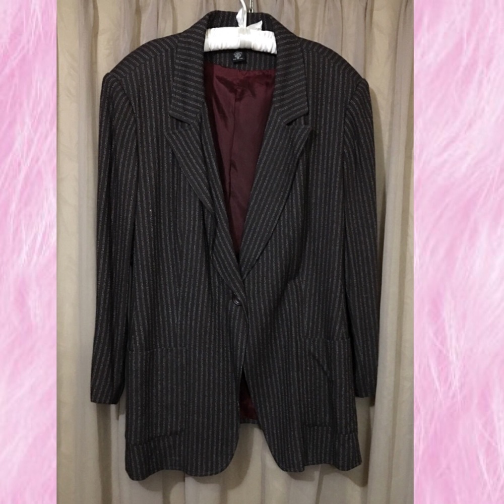 Classic pinstripe blazer
